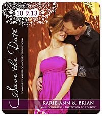 "Lacey Date" Save the Date Magnet