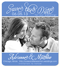 "Hay" Save the Date Magnet
