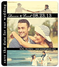 "Favorite Three" Save the Date Magnet