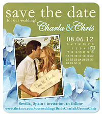 "Fall" Calendar Save the Date Magnet