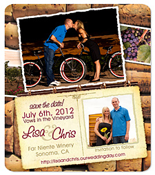 Cork Save the Date Magnet