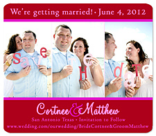 Sign Save the Date