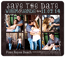 "Fun 'n Flirty" Save the Date Magnet