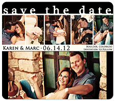 "Snapshots" Save the Date Card