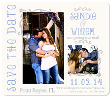 "Whimsical" Save the Date Magnet
