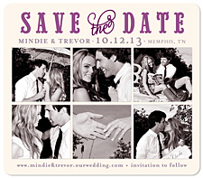 "Lacey Date" Save the Date Magnet