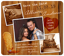 "Charm" Save the Date Magnet