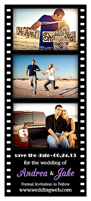Photo Booth Save the Date Magnet