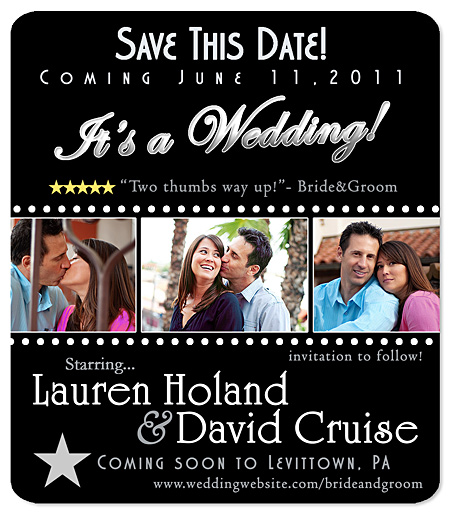 Save the Date Wedding Magnet