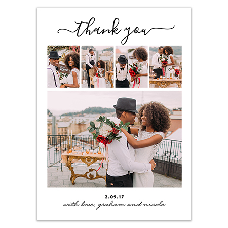 Wedding Thank You Magnet - Joyful Thanks