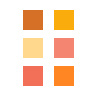 Color Ideas - Oranges, Yellows & Corals