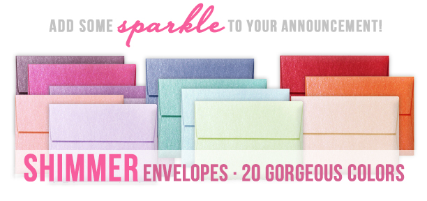 Shimmer Envelopes